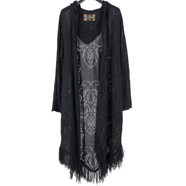 TRAIBLE SKULL MESH GAWN